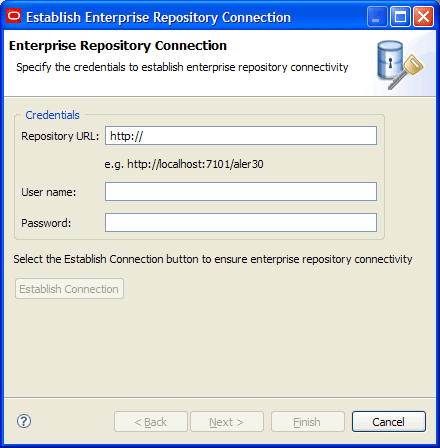 Enterprise Repository Connection