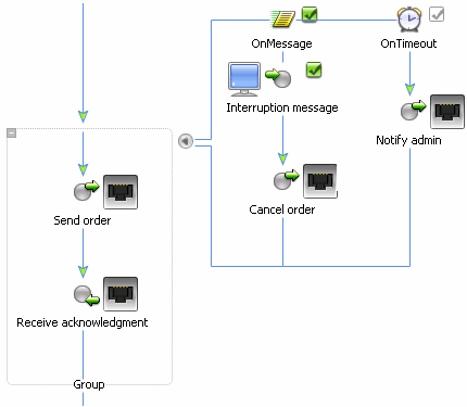 Example of OnMessage and OnTimeout Event Handler