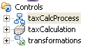 Controls in Data Palette