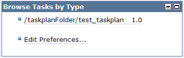 Browse Tasks associated with Various Task Plans
