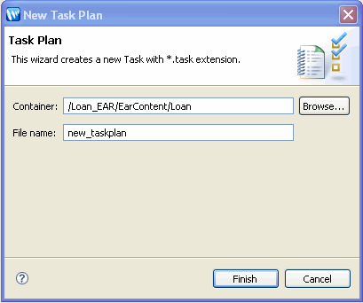 New Task File Dialog