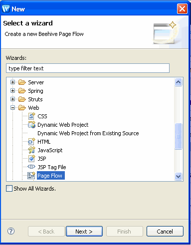 Define Page Flow