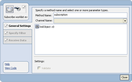 Configuring the Start Node 