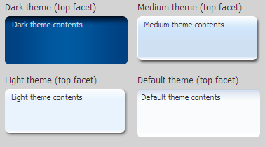 Themes Used in a decorativeBox Component