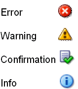 message type icons