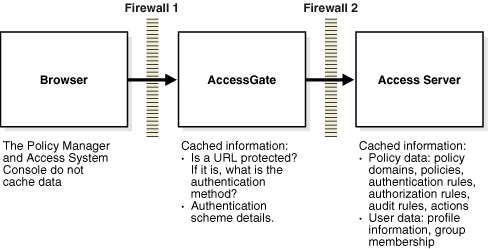 Illustration of Caching in the Access System