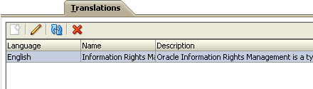 Domain translations tab