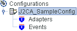 Sample J2CA configuration node