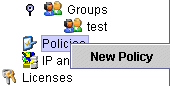 Policies node.