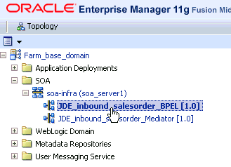 Oracle Enterprise Manager console