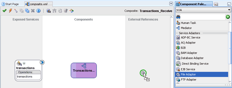 Components pane