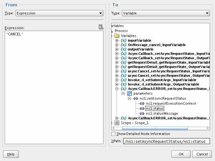 AsyncCallbackError Argument Mapping