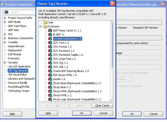 Add DynamicComponents library to ViewController.