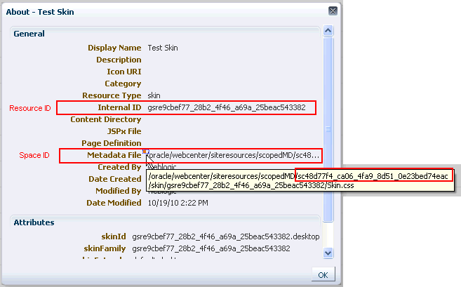 Viewing Resource IDs