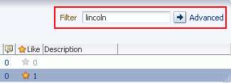 Filter field in documents task flow