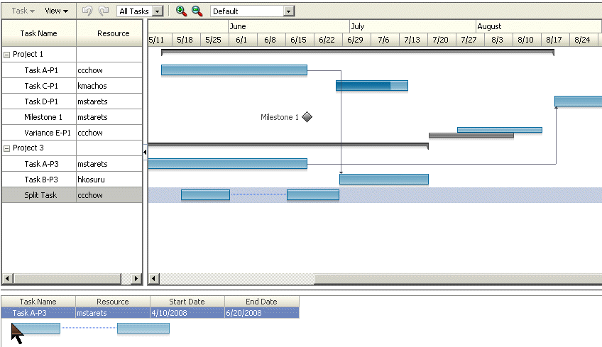 Gantt Chart Viewer