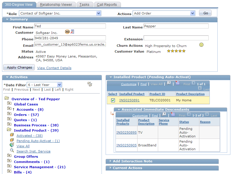PeopleSoft Enterprise CRM 9.1 Product and Item Management PeopleBook