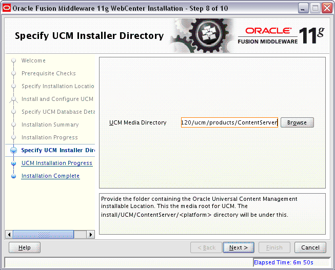 uUCM InstallerfBNg̎wv