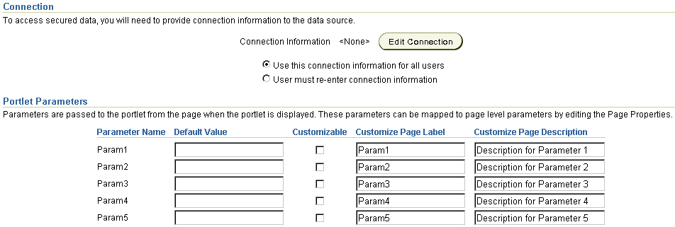 Shows Source tab of OmniPortlet.