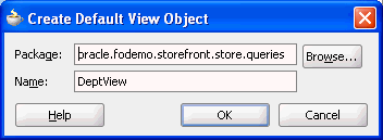 Configure View Criteria Find Operation dialog