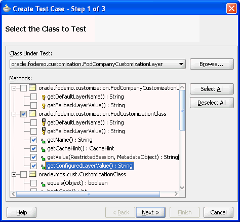 Create Test Case in JUnit tests.