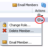 Delete icon on Members subtab