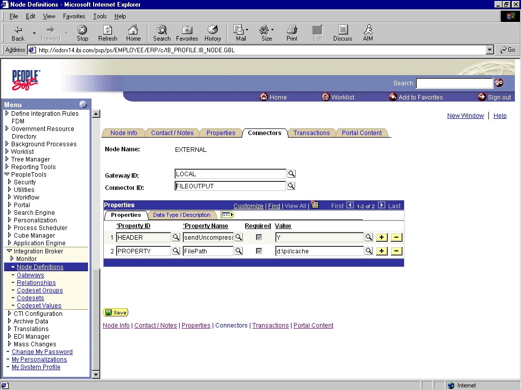 「コネクタ」タブ 「コネクタ」タブ