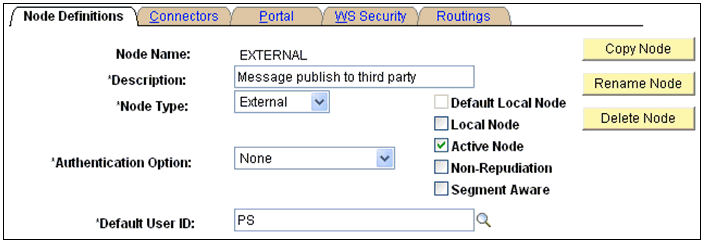 「ノード定義」タブ 「ノード定義」タブ