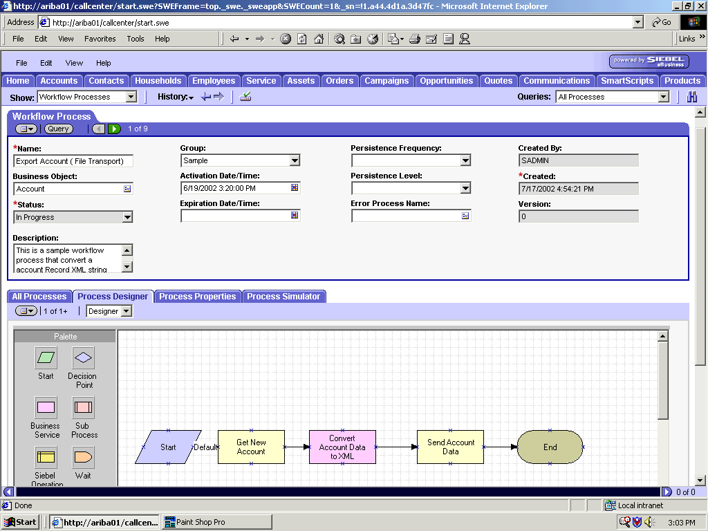 uSiebel Workflow AdministrationvEBhE