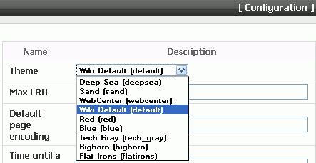 Choosing a Theme for Wiki Pages