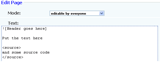 SimpleWikiMarkupPage template SimpleWikiMarkupPage template