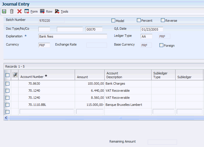 change vat for form address to Transactions Information Orders on and With Working Tax