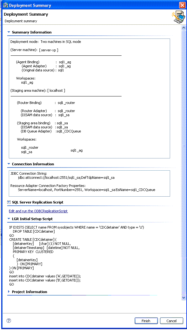 Deployment Summary