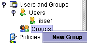 new groups option