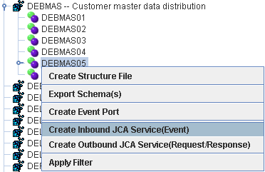 Create Inbound JCA Service