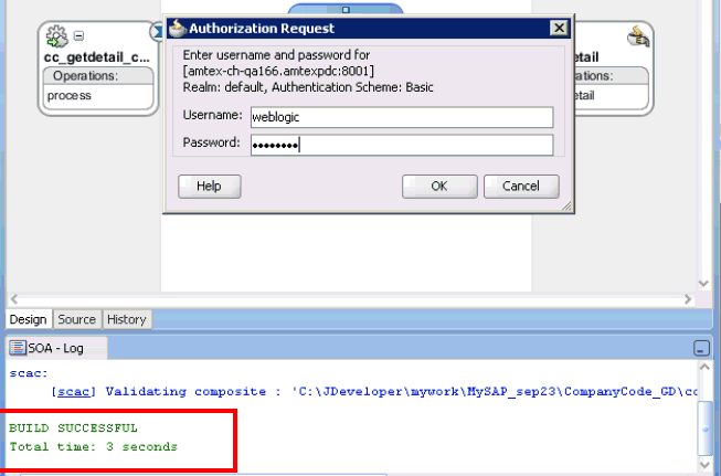 Authorization Request dialog box