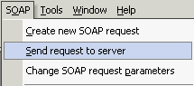 Send request to server
