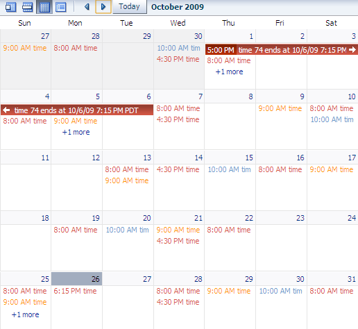 Calendar shows a single month