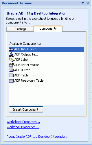Oracle ADF Desktop Integration Designer