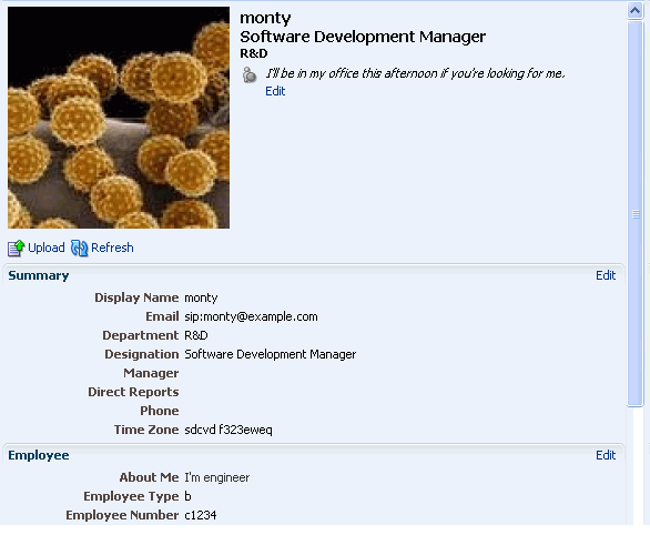 Profile task flow