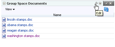Edit icon on a Personal Documents task flow
