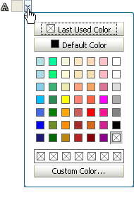 Font Color picker