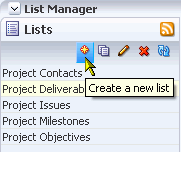 Create a new list icon