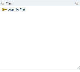 Login message in a Mail task flow