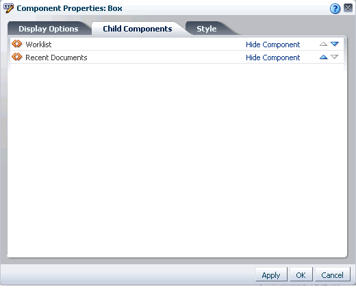 Box Child Components in Component Properties