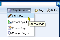 Edit Page option on the Page Actions menu