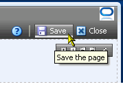 Save button