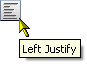Left Justify icon