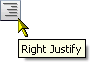 Right Justify icon