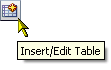 Insert/Edit Table